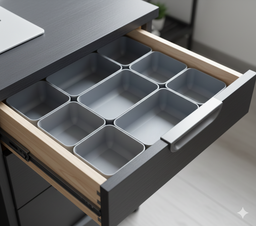 Organizer szuflady – modułowy system 8 pojemniczków - Obraz 2